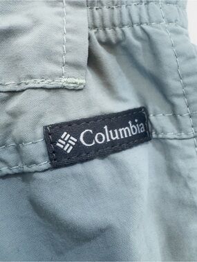 Columbia Nylon Cargo Hiking Shorts Womens S Sage Green